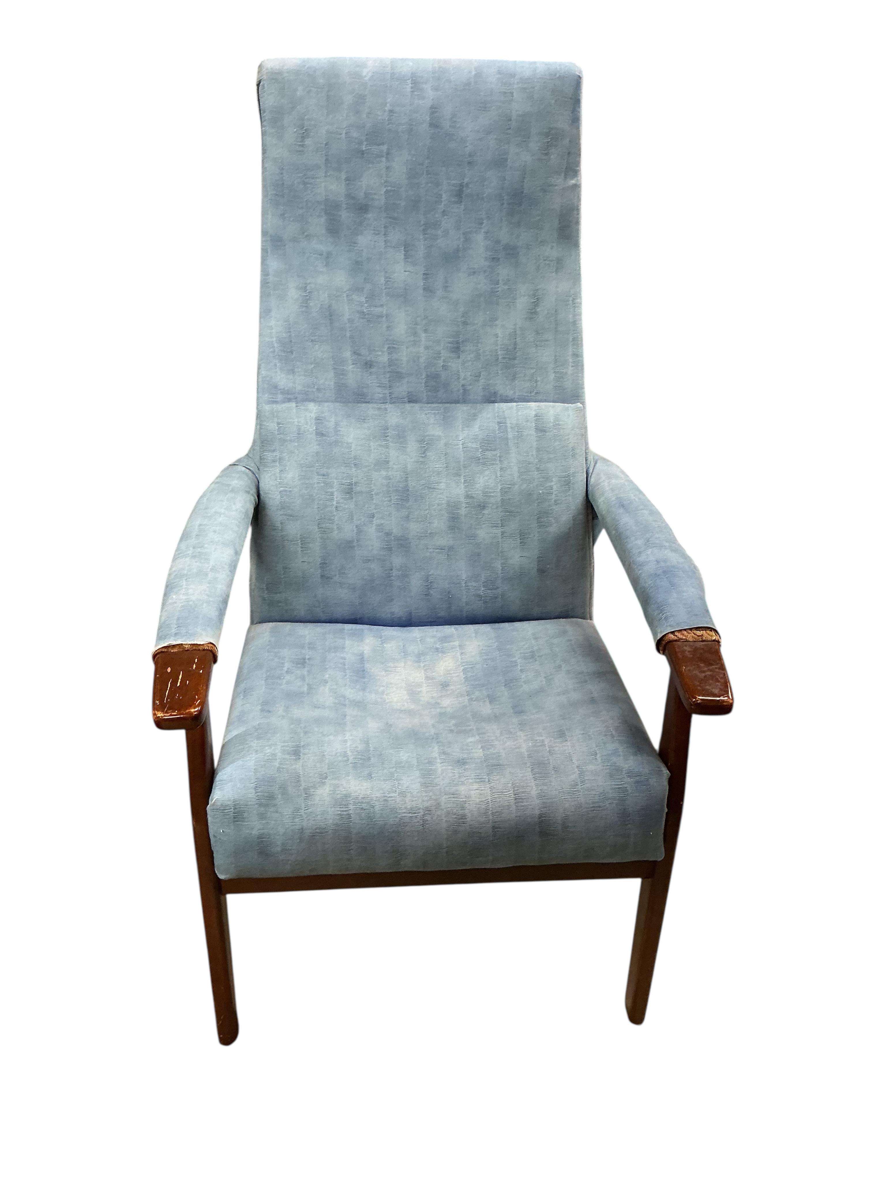 Two mid century armchairs